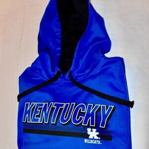 Men's Kentucky Wildcats Performance Fleece Hoodie Royal Blue Size Large